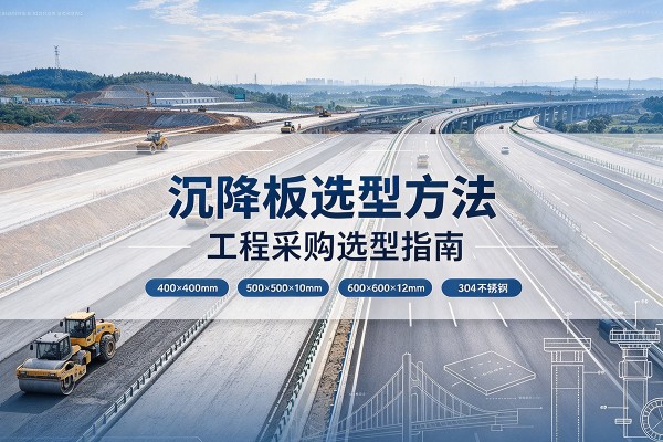 保山沉降板选择方法