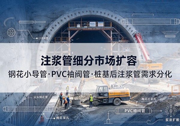 保山注浆管细分市场扩容，隧道钢花小导管、PVC 袖阀管、桩基后注浆管需求分化