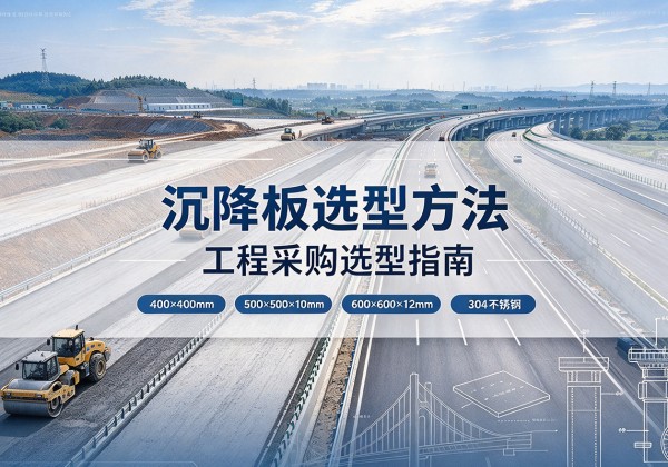 保山沉降板选择方法